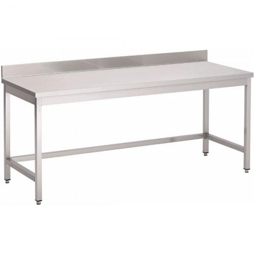 TABLE DE TRAVAIL MURALE EN INOX 700 X 1600 MM GASTRO M