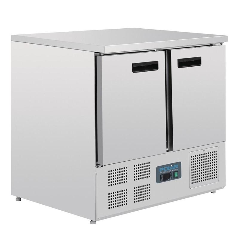 Table réfrigérée POLAR positive compacte 2 portes 240l  série g - U636_0