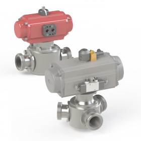 Vanne multivoies à boisseau MV - 2 à 5 voies - Conception hygiénique et nettoyabilité optimale_0