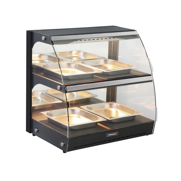 Vitrine chauffante self-service 100L - 650x467x630 mm - CVCSS100L - 560W / 230V_0