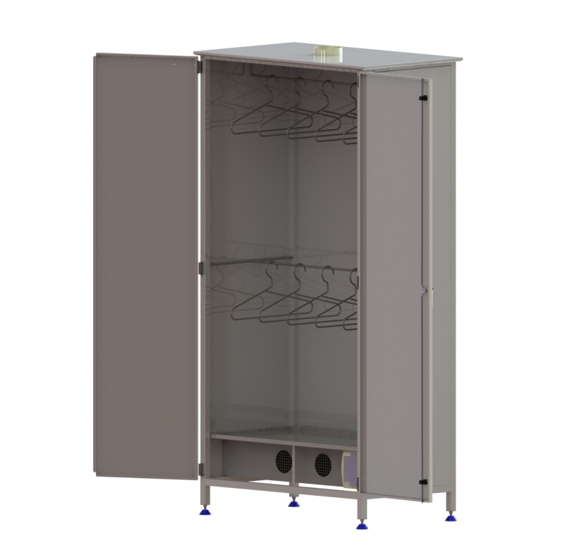 Armoire séchante ventilée modulable avec aérothermes - sèche-linge_12545_0