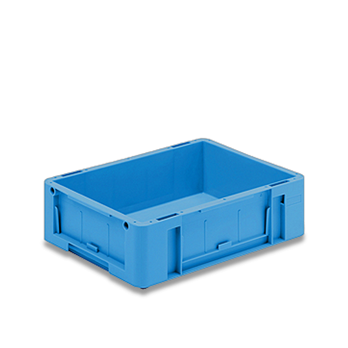 Bac Europe 400 x 300 EUROTEC - polypropylène - fond nervuré - parois pleines - 10 à 20L_0