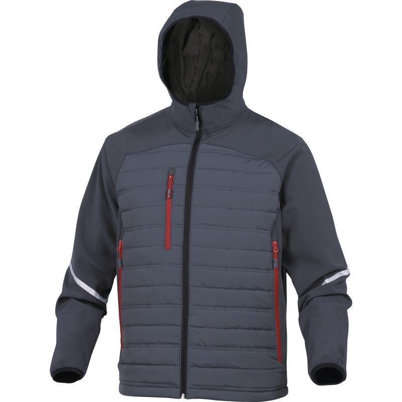 Blouson bi-matière softshell et polyester matelassé - motion_0