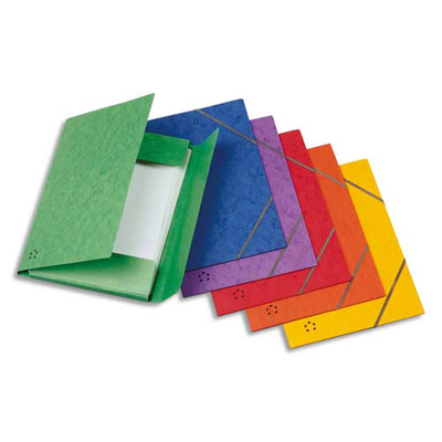 CHEMISE 3 RABATS ET ELASTIQUES 1ER PRIX - CARTE LUSTREE 5/10E - COLORIS ASSORTIS - LOT DE 10