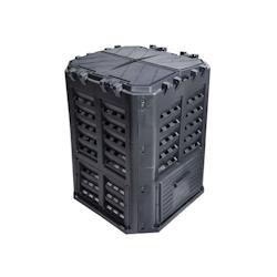 Composteur de jardin 360 Litres 69 x 69 x H84 cm KOMPOBOX BRIXO - noir 8015230431113_0