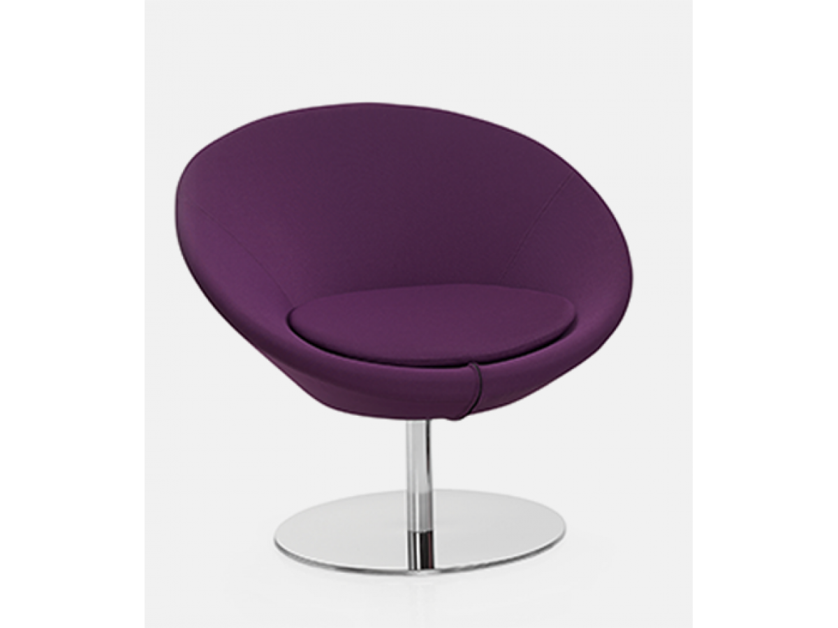 Fauteuil d'accueil vintage au design épuré - CIRCLE_0