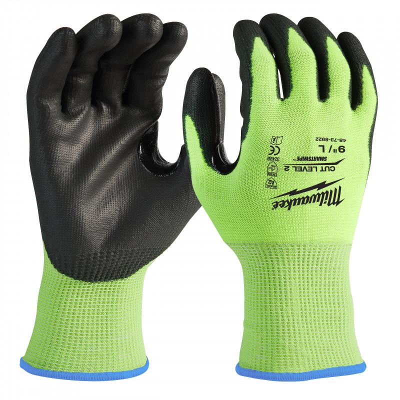 Gants haute visibilité & anti-coupure 2/b - pu - MILWAUKEE | 4932479921_0