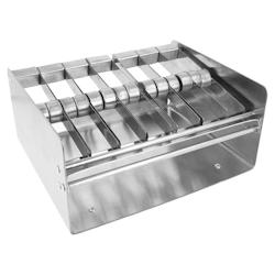 García de Pou Garcia de Pou Distributeur Pour Étiquettes 2,5X2,5 Cm 23,5X19X11,7 Cm Argente Inox - argenté inox 393.99_0