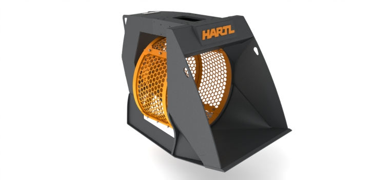 Godet cribleur rotatif HBS 1600 - Hartl Engineering & Marketing GmbH - structure stable et compacte_0