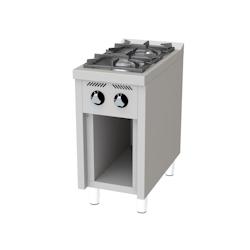 HR FAINCA Fourneau à gaz Série 750 sur placard - 2 brûleurs 8,5 kW et 6,8 kW - 400x750x880 - C2F750E_0