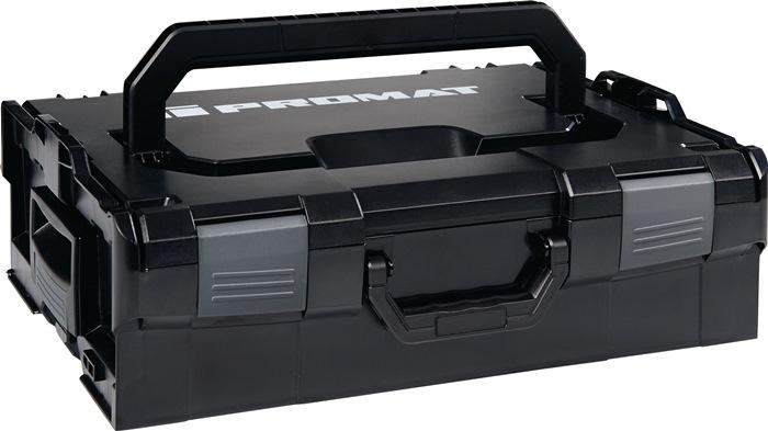 Mallette à outils L-BOXX® 136 - intérieur L378 x P311 x H107 mm - noire - PROMAT - en ABS antichoc_0