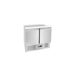 METRO Professional Saladette réfrigérée GSA3600, inox, 90 x 70 x 88,8 cm, 239 l, froid statique brassé, 310 W, serrure & porte à charnières, arg_0