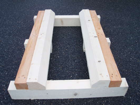 Palettes spéciales en bois - avec calage et spécifications sur mesure - traitement NIMP15 possible_0