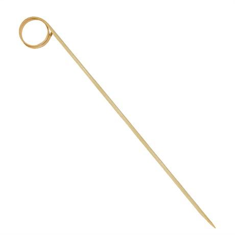 PIQUE SPIRALE 20 CM BAMBOU NATUREL (VENDU PAR 100)