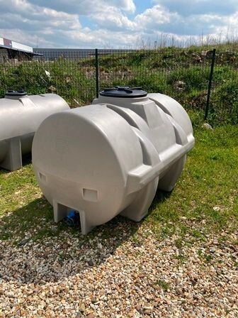 Polycuve pe 1500l grise - diam : 1m20 - lg : 1m92 - ref : W00000010100C_0