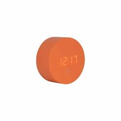 Réveil rond LED en MDF Spry Orange Karlsson - orange 8714302739705_0