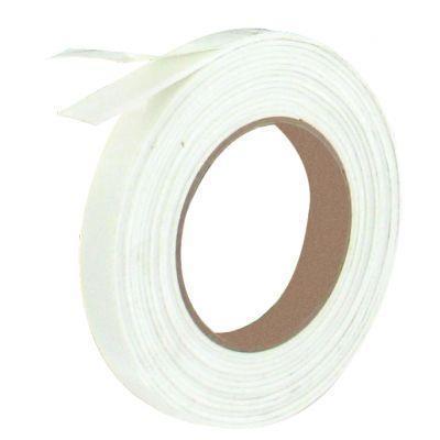 Rouleau adhésif double face mousse - 18mm x 5m - blanc - épaisseur 1.5mm - Réf 14215_0