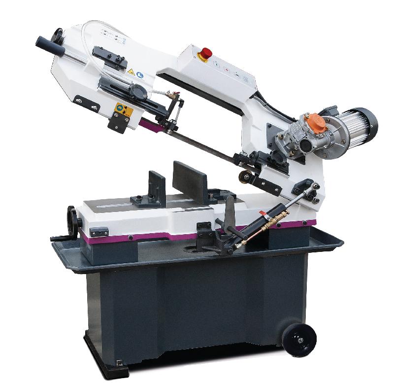 Scie à ruban mobile pour métaux 0-45° capacité de coupe ronde 180 mm 0,75 kW 230V vitesses variables arrosage Optisaw SD200V 230V_0