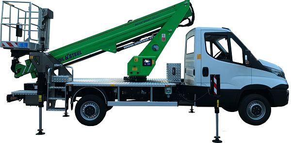 Scorpion 2013 sur Nissan - Camion nacelle Oil & Steel France - Hauteur de travail 19,9 m_0