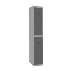 SimonRack Cassier métallique démonté 2 portes INITIAL GRIS/ANTHRACITE 1800x400x500 mm (haut x largeur x profondeur) - 8425437107405_0