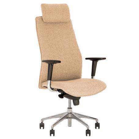 Solo fauteuil de direction ergonomique, synchrone. Designer hilary birkbeck. Beige_0