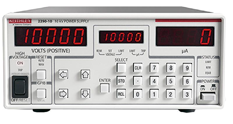 2290-10 - Alimentation numérique programmable 1 voie, 10 kV / 1 mA, 75 W - Tests haute tension et physique haute énergie_0