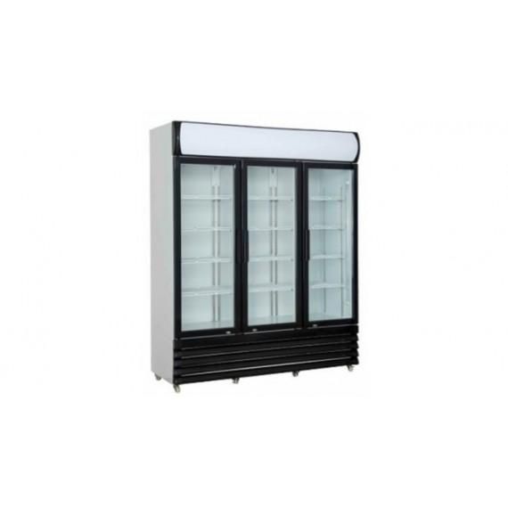 Armoire à boissons 3 portes pivotantes vitrées - 1065L - Réfrigérateur professionnel_0