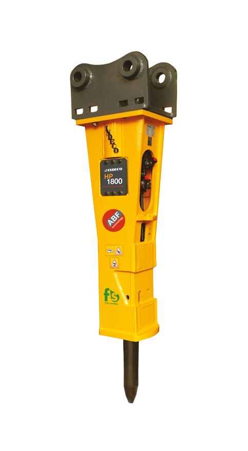 Brise-roches hydrauliques HP 1800 FS - Indeco - pour excavatrices de 12 à 22 tonnes, 2000 joules, 440 à 1060 frappes/min_0