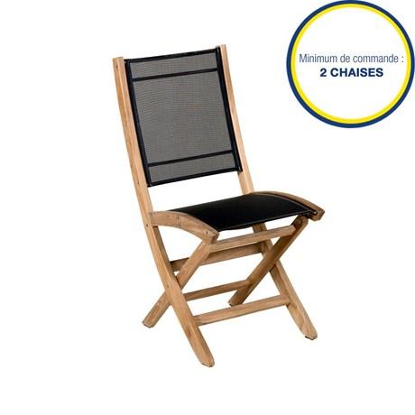 CHAISE DE TERRASSE PLIANTE TEKURA TECK