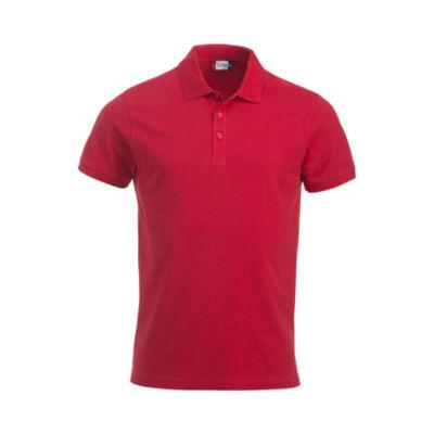 Clique polo homme mc rouge xxl_0