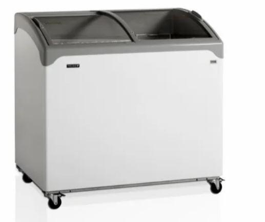Congélateur crème glacée à roulettes - 218 Litres - Dimensions extérieures : L1030 x P650 x H918 mm - Classe énergétique D_0