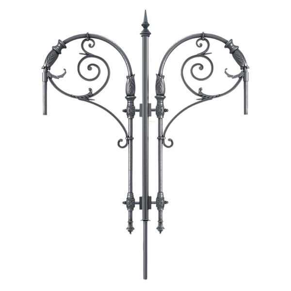 Crosse et console Saint Rémy B - fontes de Paris - acier et aluminium - saillie 1500 mm_0