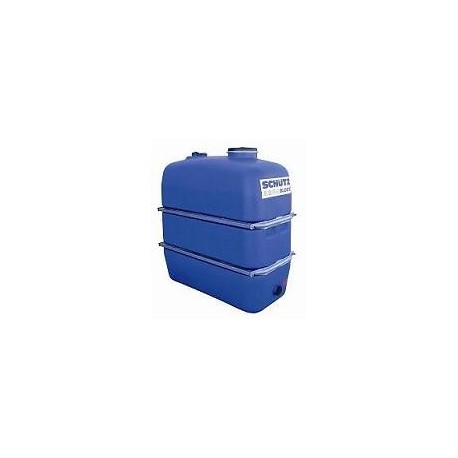 Cuve aérienne plastique 1000 L - PEHD recyclable avec bandages métalliques et bouchon de visite DN 250_0