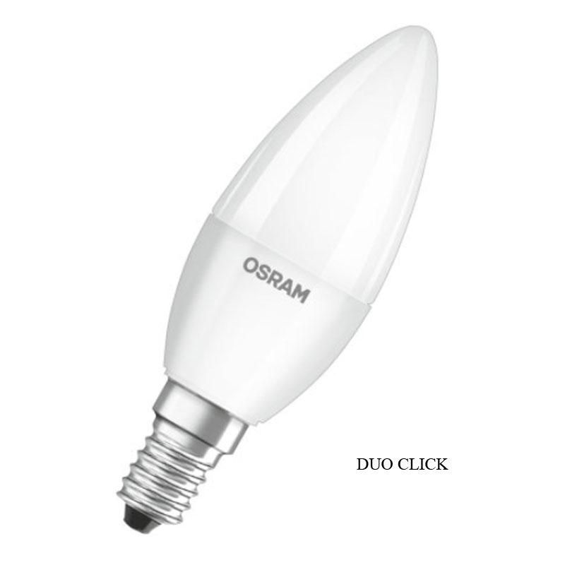 E14 led flamme dépolie  led 5.5w = 40w 2700k dimmable click osram_0