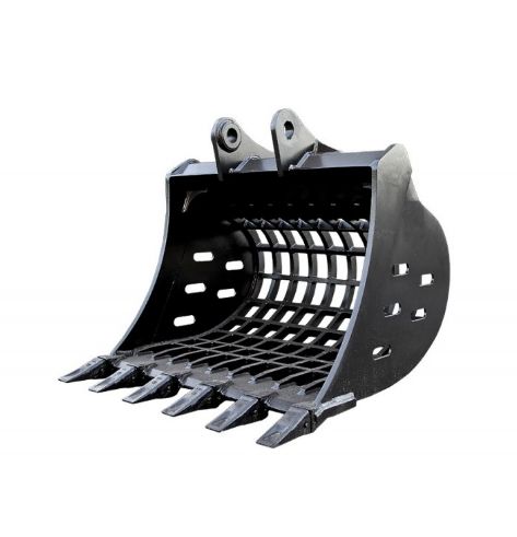 Godet squelette GSQ28-600AS pour minipelle 1,8-2,8T - Uniter 45 - largeur 600 mm_0