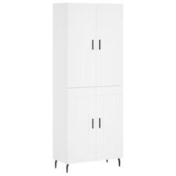 Helloshop26 - Buffet bahut commode armoire meuble de rangement organisateur cuisine salle de séjour salon haut 69,5 x 34 x 180 cm 02_0032656 - 300021_0