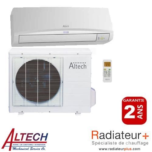 KIT DE CLIMATISATION ALTECH ATME-026S04 - RÉVERSIBLE 2,6KW FROID / 2,8KW CHAUD