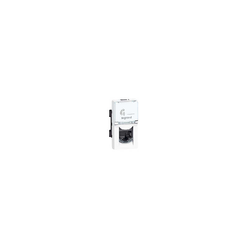 LEGRAND PRISE RJ45 MOSAIC CATÉGORIE 6 FTP 1 MODULE BLANC LCS² 076562