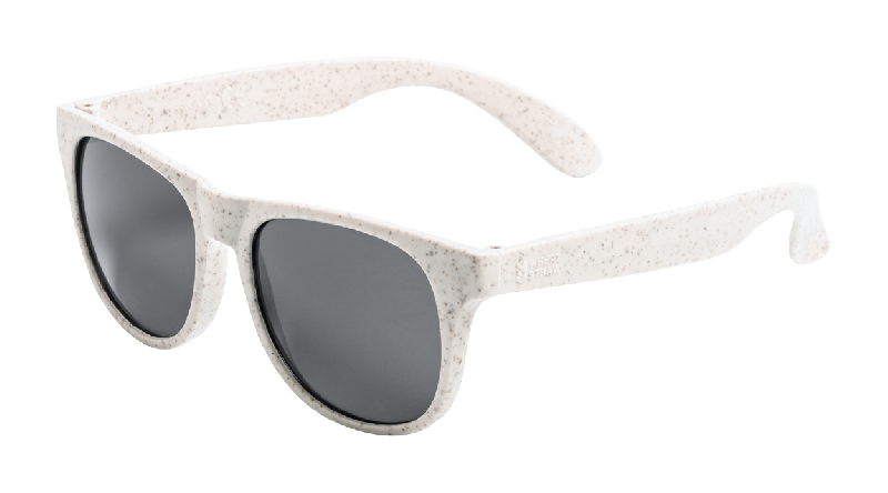 Lunettes de soleil en plastique écologique - paille de blé - protection UV400_0