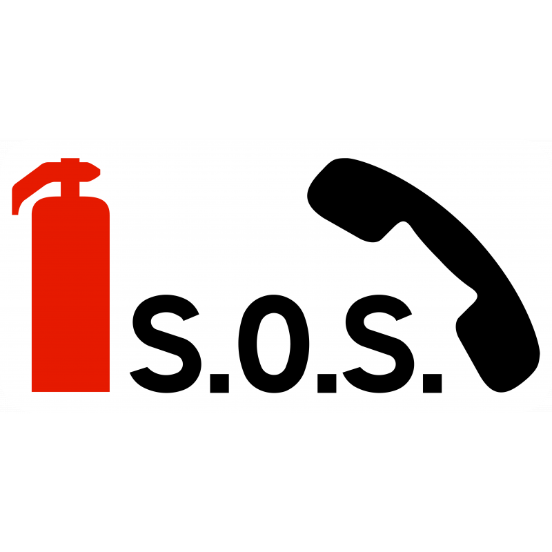 Panonceau poste d'appel d'urgence et moyen de lutte contre l'incendie - M9f - WP Signalisation_0