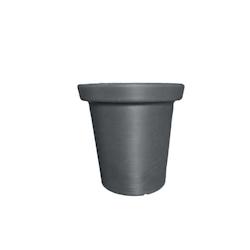 PLAST'UP ROTOMOULAGE Pot de fleurs rond xxl delight 75l - GRIS - gris 0669014882264_0