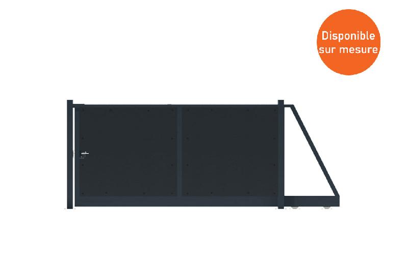 Portail autoporté tôlé - 12000 / 2500_0
