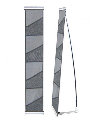 Porte-brochure tissu ultra-léger 4 rangements - Référence PDA4_0