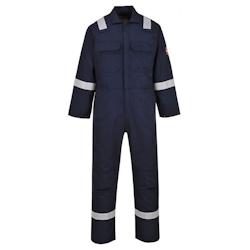 Portwest - Combinaison de travail résistante à la flamme BIZWELD IONA Bleu Marine Taille 4XL - XXXXL bleu 5036108157365_0