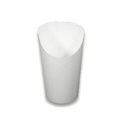 Pots carton blanc pour wraps ø 6 x 12,2 cm - 163 ml / 5,5 oz (1000 unités) - blanc papier GSP49X_0