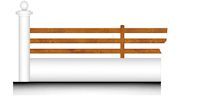 Protee - clôtures en plastique PVC - Rothe Fermetures - lisse 120 × 28 mm - Gamme Cassiope, 2 coloris, anti-UV et modifié choc_0