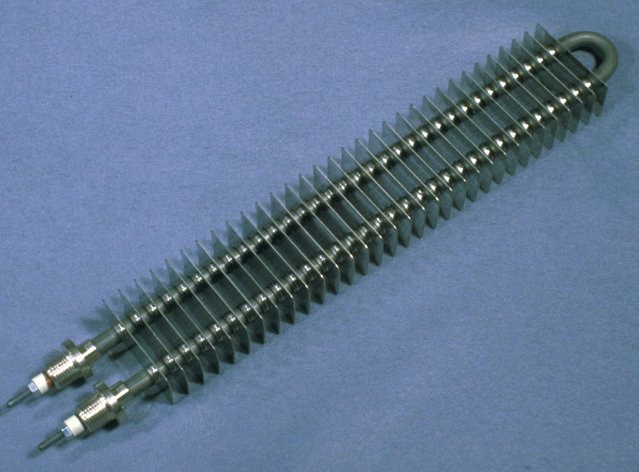 Résistance à ailettes 25 x 50 - idéale mise hors gel coffrets et armoires de contrôle - tube inox 321 et ailettes aluzinc_0