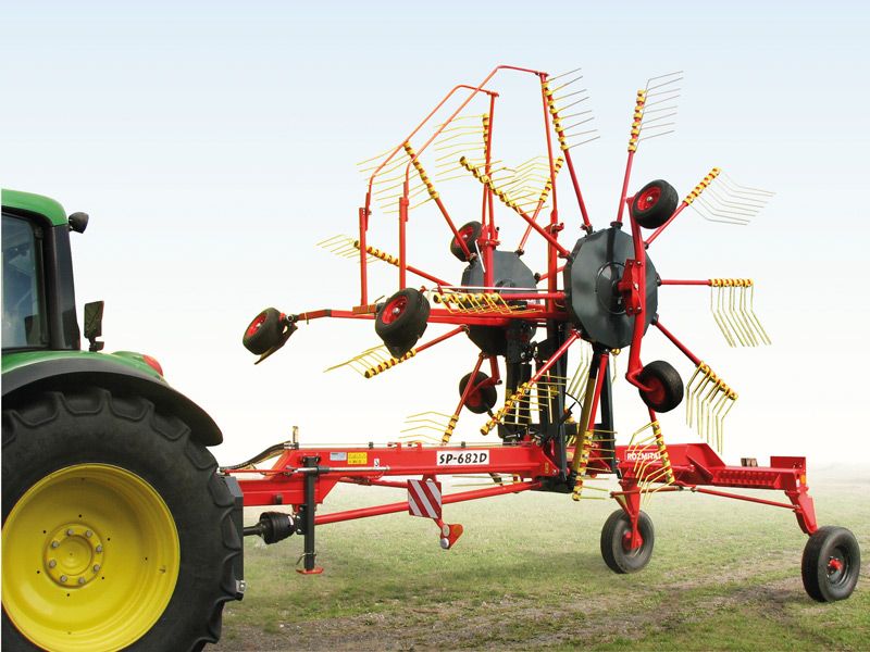SP-682D - Andaineur ramasseur Rozmital - 6,8 m - Largeur fixe et respect du terrain_0