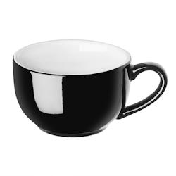 Tasses à cappuccino Olympia Café noires 340ml (lot de 12) - noir Grès EQCU954_0