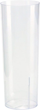 10 VERRES TRANSPARENTS LONGDRINK 28 CL